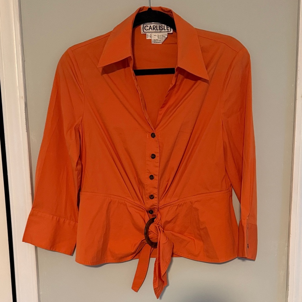 Carlisle Women's Vibrant Orange Blouse
